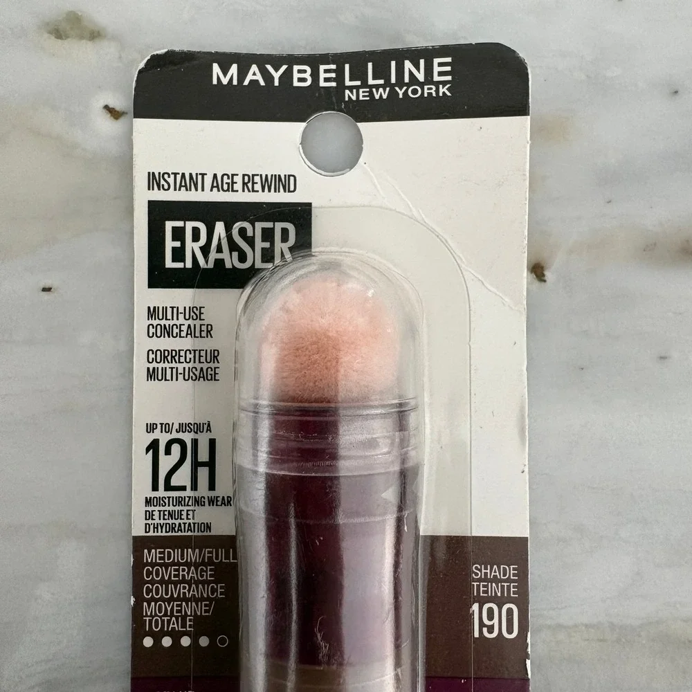 Lot of 3 Maybelline Instant Age Rewind Eraser Multi-Use Concealer Shade 190 NEW